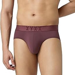 Men's Rev Tactel Elastane Stretch Solid Briefs with No Marks Waistband & 8X Quick Dry-image-59