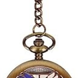 Premium Pocket Watch Metal Keychain Retro Vintage for Gifting with Key Ring Anti-Rust (BA-KWIC-1)-image-70