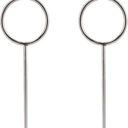 PartyKindom 2pcs Laboratory Retort Ring Support for Chemistry Experiments Chrome-Plated Iron for Secure Glassware Holding Physics and-image-39