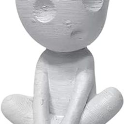 Head Planter Flower Vase Garden Office Succulent Pot Abstract Face Plant Pot-image-79