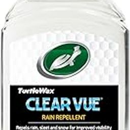 Turtle Wax Clearvue Car Rain Repellant, 300ml, Pack of 1, Improves Visibility in the Rain, Ideal for Monsoon Season. Easy-to-Use Glide On Formula for Exterior Glass Surface Including Motorbike Helmets-67