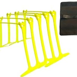 CALANDIS™ Speed Agility Hurdles Speed Training Hurdles Kids for Games Football Workout Fluorescent Green | Training Aids | Soccer | Team Sports-image-41