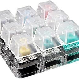 MERISHOPP Switches Tester with Clear Caps for Mechanical Keyboards Mix 9 Keys|Computers/Tablets & Networking | Keyboards, Mice & Pointers | Keyboards & Keypads-30
