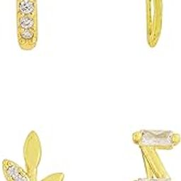 Nose Pin for Women and Girls | Golden Nose Pins Without Piercing | Leaf Shaped Nosepin 4 Pcs Combo Set | Birthday Anniversary Gift for Girls & Women-image-66
