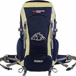 Xplore 35L Rucksack for Hiking/Travel | Laptop bag for men | Backpacks for college | Casual backpacks for overnight travel | Shoulder bag for men | Available in Blue and Yellow-image-4