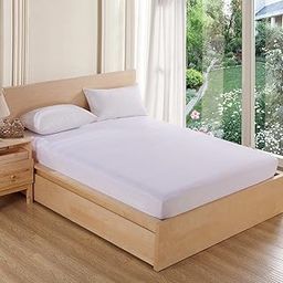 Waterproof Terry Cotton Mattress Protector (White 180x200 cm) - S11031-image-86