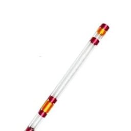 Gold Rush Flute D Sharp Medium Professional Acrylic & Middle Octave Flute Size 17 Inch (Transparent) Flute (D#MA0107)-image-32