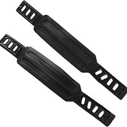 ATORSE® Universal Exercise Bike Pedal Straps 1 Pair Adjustable Length Heavy Duty-picture-11