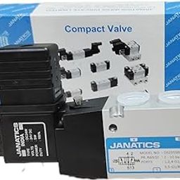 Hope Kart Janatics Solenoid Valve Pneumatic Single Automatic Pressure Control Compact Valves, Pack of 1 (DS255SR61-W/ 24V/DC)-image-83