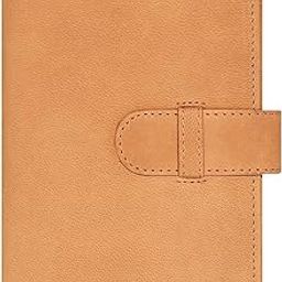 Genuine Leather Olive Passport Holder with Hoop Closure for Men & Women (GP02TN)-image-15