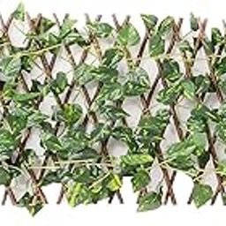 Retractable Artificial Garden Fence Expandable Faux Ivy Privacy Fence Decor-image-45