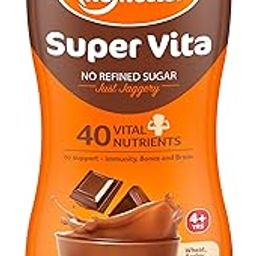NuNectar Super Vita 500g | Nutrition Drink for Kids, No Sugar, No Junk, 40 Nutrients, Swiss Chocolate Flavour-image-16