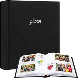 Photo Album for Fujifilm Instax Wide 300 Camera,120 Pockets Photo Album with Writing Space for Polaroid, Extra Large Picture Albums for Polaroid Now OneStep2 OneStep+ Instant Camera (Black)-picture-20