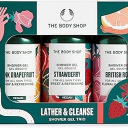 The Body Shop British Rose Pink Grapefuit and Strawberry Shower Gel Gift Set 1 Pack-52