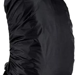 Waterproof Bag Cover Nylon Backpack Rain & Dust Bag Cover Waterproof with Cary Pouch Adjustable for Hiking Camping Traveling 30L to 60L Laptop Bags, School Bag CoveR-image-95