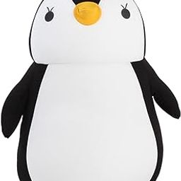 MERISHOPP U Shape Travel Pillow Cartoon Plush Toy Nap Cushion for Adult Airplane Black-image-70