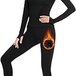Women's Thermal Fleece Running Athletic Shirt Compression Baselayer Tops Long Sleeve Workout Tops with Thumb holes-picture-6