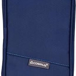 Unisex-Adult Passport Holder Travel Case Wallet & Organizer Polyester Fabric Passport Holder (Navy)-image-46