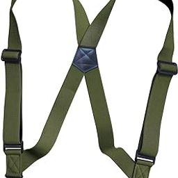 Suspenders for Men Adjustable Pants Durable Utility for Wedding Green-image-65