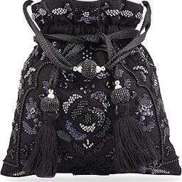 by Q-One Embroidered Silk Potli Bags - Handcrafted for Weddings, Festive Season & Special Occasions with Beads and Sequins - Made in India-image-75