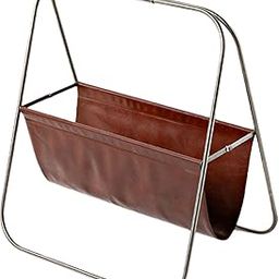 ATORSE® Magazine Rack Floor Stand Ornament Handmade Newspapers Storage Holder Basket|Steel Corner Shelf for Bathroom |Wall Mount Kitchen |Wooden Rack |Living Room Cupboard-17