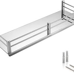 Ruhe 15 Inch Stainless Steel Multipurpose Shelf for Bathroom Organizer | Bathroom Stand for Wall | Wall Storage Shelf | Toilet/Bathroom Self Rack for Essential | Bathroom Accessories | Silver-picture-16