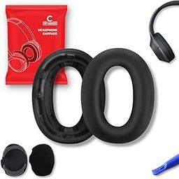 Crysendo Headphone Cushion for Son-y WH-1000XM2 & MDR-1000X Headphone | Replacement Pads Ear Cushion Ear Pads with Protein Leather & Memory Foam (Black)-image-88