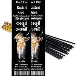 SnapSnop Kasturi Stick Agarbatti Made with Pure Himalya Kasturi 60 Pieces.-image-44