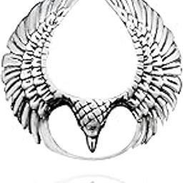 925 sterling silver Hindu idol Lord Vishnu vahan Garuda eagle pendant jewelry ssp1435-image-47