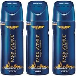 Park Avenue GOOD MORNING BODY SPRAY WAKE UP PACK OF 150MLX3 Deodorant Spray - For Men & Women (450 ml, Pack of 3)-19