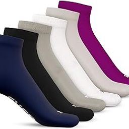 Bamboo Ankle Socks for Men & Women Office, Lounge, Cycling & Running Seamless, Super Soft, Breathable & Anti-Odor - Pack of 6-image-126