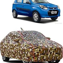 SCOR-TEC Waterproof Car Cover for Maruti Suzuki Alto 800, Multicolor-11