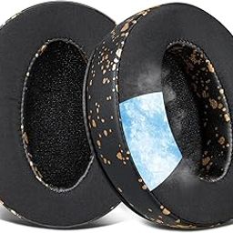 SOULWIT Ear Pads Cushions Replacement, Earpads for Sennheiser HD 4.50BT, HD 4.50BTNC, HD 4.50SE, HD 4.40BT, HD 4.30G, HD 4.20S, HD 458BT, HD 450, HD 450BT, HD 400S, HD 350BT - HD4.50 CG Black Gold-image-30