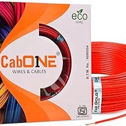 CabONE Lite Single Core Electrical Wire RED 90 Meter, 1.5 SQ.MM. |PVC electrical insulated CCA Copper wire-20