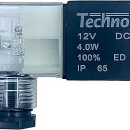 Techno Pneumatic Coil for Solenoid Valve with LED Connector | 4.8W | 100% ED | IP 65 | (220V AC)-image-79