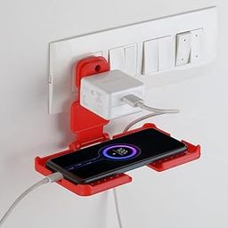 SKYCELL Wall Stand for Charging Mobile Just fit in Socket and Hang/Mobile Charging Stand for Wall Holder-18
