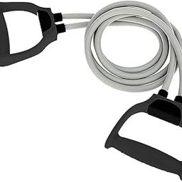 Double Toning Resistance Tube Heavy Quality Rubber Exercise Band for Stretching, Full Body Workout, Home Gym and Toning for Men and Women-picture-12