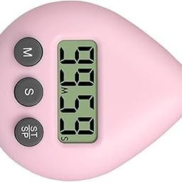 VELURA SYDL Digital KitcABSTimer Magnetic Large Digits Stopwatch for Studying Oven Kids Light Pink|1 Piece Electronic Timer |Home & Garden-image-4