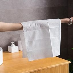 Losa Travel Camping Compressed Towel Disposable Cotton Washcloth 25x50cm 5Pcs-image-49
