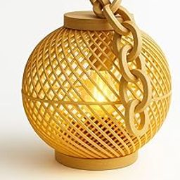 light hanging shade for decoration home and restaurant. Bamboo Ceiling Light Shade – Eco-Friendly Pendant Lamp Cover – Sustainable Lighting Solution for Modern Homes-image-0