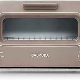 BALMUDA The Toaster | Steam Oven Toaster | 5 Cooking Modes - Sandwich Bread, Artisan Bread, Pizza, Pastry, Oven | Compact Design | Baking Pan | K01M-CW | Taupe | US Version…-picture-31