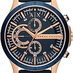 Armani Exchange Silicone Hampton Analog Blue Dial Men Watch-Ax2440, Blue Band-picture-17