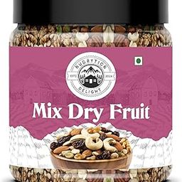 Nudrytion Delight Mix Dry Fruits | Panch Mewa, Cashews, California Almonds, Apricots, Yellow Raisins, Inshell Pista | Pure & Healthy Snack | Rich in Protein & Antioxidants | 100% Natural - 1KG-image-45