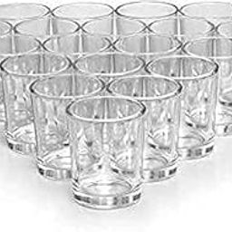Glass Tea Light Candle Holders for Home Decoration, Party, Wedding, Living Room, Diwali, Decor Pack of 4 (Transparent)-image-77