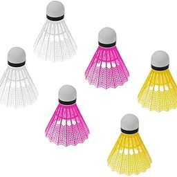 VELURA 6 Pieces Colorful ABS Badminton Shuttlecocks Balls Sport Training Game|1 Set Kayak Canoe Anchor Trolley Kit|Badminton| Tennis & Racquet Sports-image-55