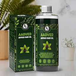 8848 Aadved Adivasi Hair Oil | Long | Shiny and Strong Hairs | Herbal and Ayurvedic Hair Oil | Unisex | Pack of 1-0