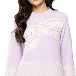 aarika Womens Winter Wear Green Colour Embellished Woolen Sweater-picture-9