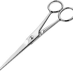 Verceys S-117 (Size - 5.75 inch) Professional Hair Scissors-Barber Scissors-Hair Shears Haircut Scissors Professional Hair Cutting Scissors for Women/Men Serrated Sharp Blades Silver Color-image-97