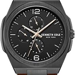 Quartz Multifunction Black Dial Watch for Men-KCWGF0016201MN-16