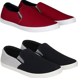 hotstyle Premium Casual Shoes Slip On Sneakers for Men CMBO Pack of 2'-picture-17
